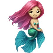 betta fish mermaid sticker