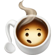 Coffee sticker