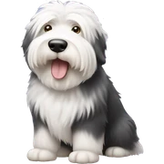 Old English sheepdog  sticker