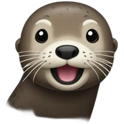 Sea otter sticker
