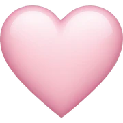 Light pink heart sticker