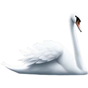 Swan sticker