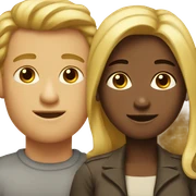 man and woman couple sticker