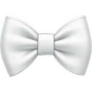 white bow sticker