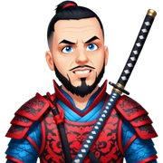 Daring Samurai sticker