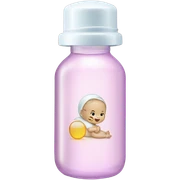Baby oil sticker