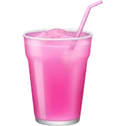 Pink drink sticker