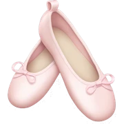 Pale pink ballet shoes sticker