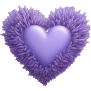 ￼lavender coloured heart sticker