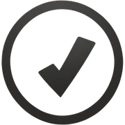 check mark sticker
