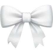 white bow sticker