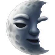 Moon sticker