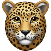 leopard heart sticker