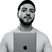 monochrome portrait of a man sticker