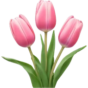Pastell tulips sticker