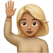 Hola saludo sticker