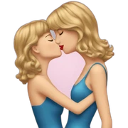 taylor swift kissing herself sticker