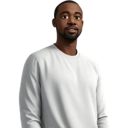 dark-skinned male with beard sticker