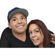 smiling boys in baseball caps sticker