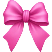 pink bow sticker