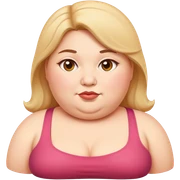 Fat women sticker