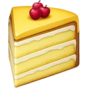 yellow cake sticker