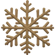 snowflake sticker