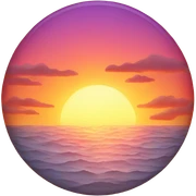 Sunset heat sticker