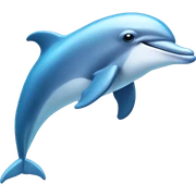 Dolphin sticker