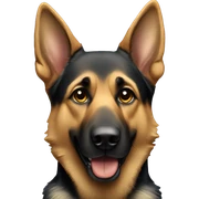 German shepherd sticker