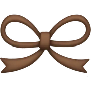 Bow sticker