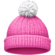 Pink winter hat  sticker