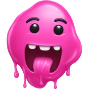Slime pink  sticker
