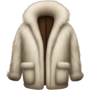 Fur coat sticker