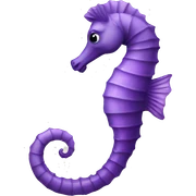sea horse sticker