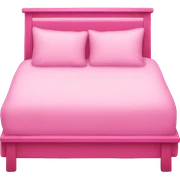 Pink bed sticker