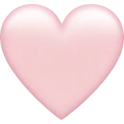 Light pink heart  sticker
