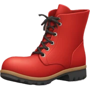 Red Boot sticker