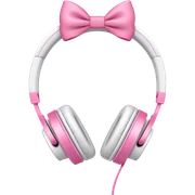 white headphones with pink bows sticker