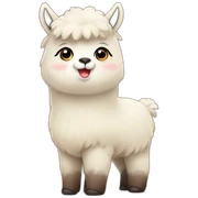 Cute Alpaka sticker