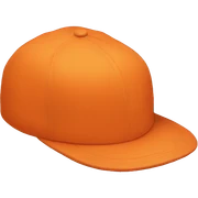 Orange cap sticker