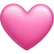 pink heart  sticker