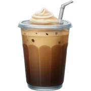 Iced coffee sticker