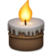 cozy candle sticker