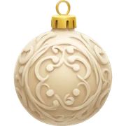 beige ornament sticker