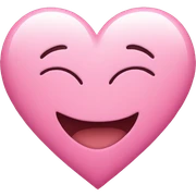 Pink heart sticker