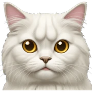 Persian cat sticker
