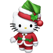Hello Kitty Christmas sticker