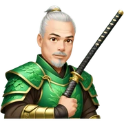 Emerald Samurai sticker