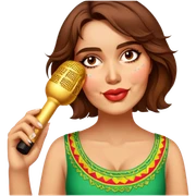 Vibrant Festival Singer sticker